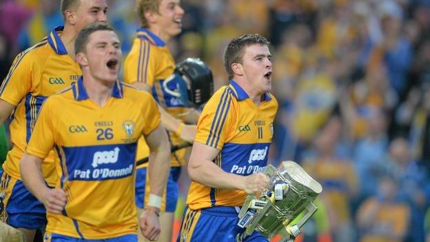 Tony Kelly celebrates with the Liam MacCarthy Cup back in 2013.