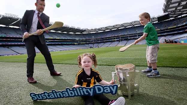 Kilkenny hurler Richie Hogan, who also works as Commercial & Business Development Manager for the Gaelic Players Association, pictured ahead of the upcoming Sustainability Day at Croke Park.