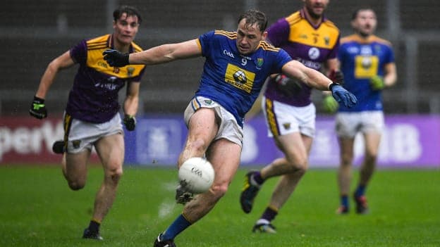 Dean Healy of Wicklow during the Leinster GAA Football Senior Championship Round 1 match between Wexford and Wicklow at Chadwicks Wexford Park in Wexford. 