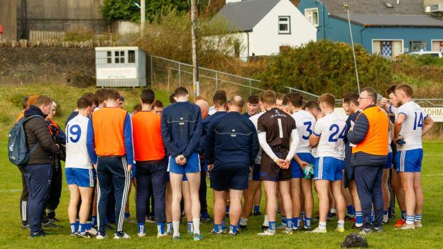 John Evans surrounded by the Cill na Martra panel.