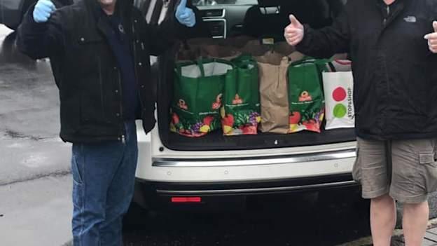 Rockland GAA club have delivered grocery essentials to home-bound elderly members of their community. 