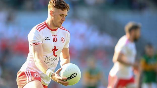 Conor Meyler's ability to defend from the front has been vital to Tyrone's cause. 