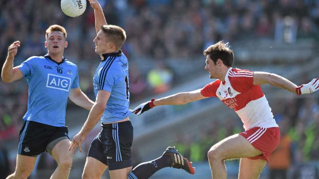 Chrissy McKaigue played for Derry in the 2014 Allianz Football League Division One Final.