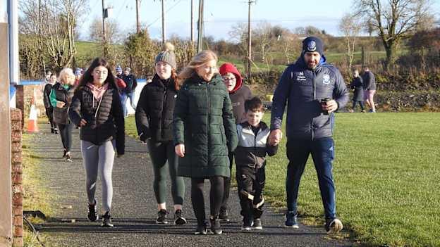 Latton O'Rahilly GAA club's walking track is a hugely popular community amenity. 