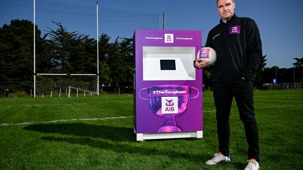 Former Dublin footballer Paddy Andrews at the launch of an All-Ireland final ticket giveaway from AIB. The giveaway will take place in both Kerry and Dublin respectively in the lead up to Sunday’s much anticipated GAA All-Ireland Senior Football Championship Final. As part of the activation AIB will place a bespoke automated ticket machine in the Killarney Outlet Centre and Liffey Valley Shopping Centre on Friday, July 28th and Saturday, July 29th respectively this week, giving fans the opportunity to win GAA related prizes, including the ultimate prize, a ticket to the All-Ireland Final on Sunday. For updates on the match, exclusive content and behind the scenes action from the Football Championship, follow AIB GAA on Facebook, Twitter and Instagram. Photo by Brendan Moran/Sportsfile