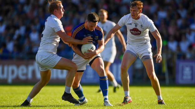 Mickey Quinn in All Ireland SFC Round 2 Qualifier action against Kildare in June.