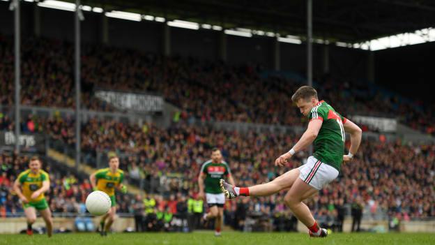 Cillian O Connor netted a penalty for Mayo.