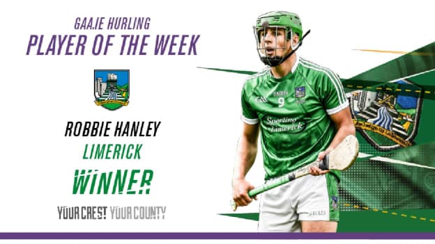 GAA.ie Hurler of the Week Robbie Hanley.