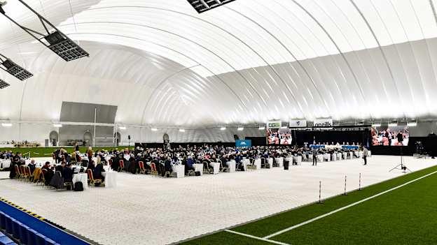 The 2022 GAA Annual Congress took place at the University of Galway Connacht GAA Air Dome.