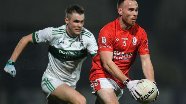 Éire Óg's Jordan Lowry in action during the AIB Leinster Club SFC Semi-Final against Portlaoise.