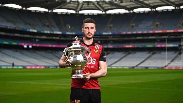 Niall McParland of Down during the Tailteann Cup launch at Croke Park in Dublin. Photo by David Fitzgerald/Sportsfile.