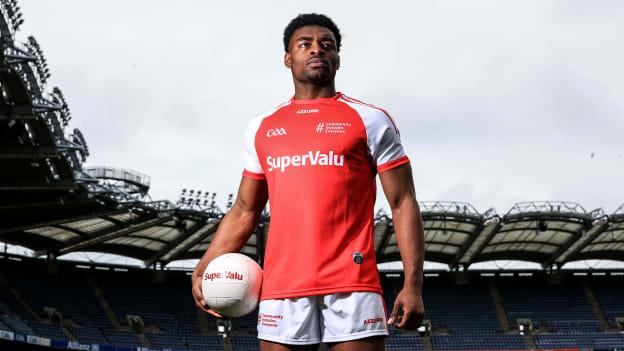 Pictured is Clare footballer Ikem Ugwueru at SuperValu’s launch of the GAA All-Ireland Senior Football Championship. Sponsors of the Championship for a fourteenth consecutive season, SuperValu were joined by Gaelic Games role models and advocates from across the country in Croke Park to highlight the role of GAA communities in making Ireland a more diverse, inclusive and welcoming country for all.