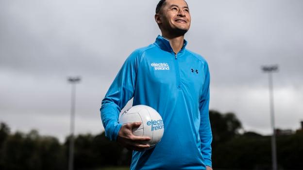 Jason Sherlock pictured at the launch of the ninth year of their Electric Ireland GAA Minor Championships sponsorship.
