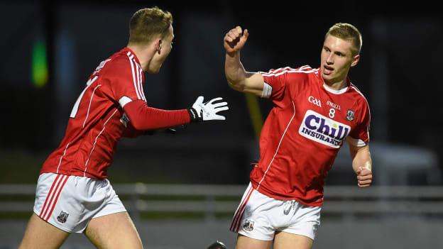 Stephen Sherlock and Sean White celebrate.
