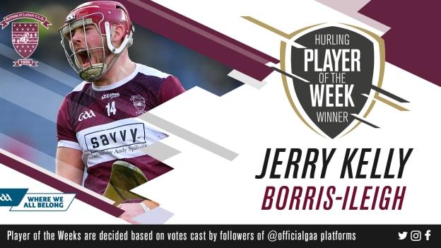 Jerry Kelly is this week's GAA.ie Hurler of the Week. 