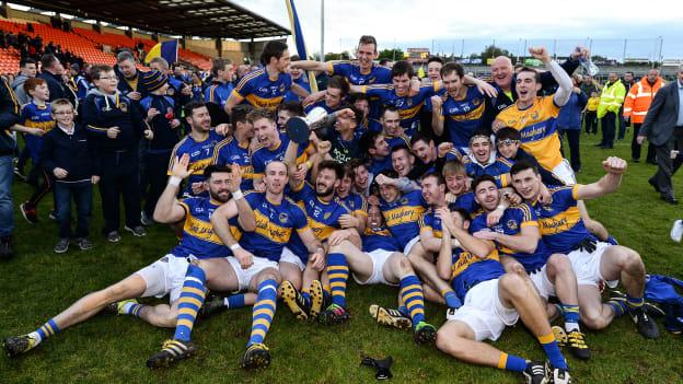 Maghery celebrate following Armagh County Final victory.