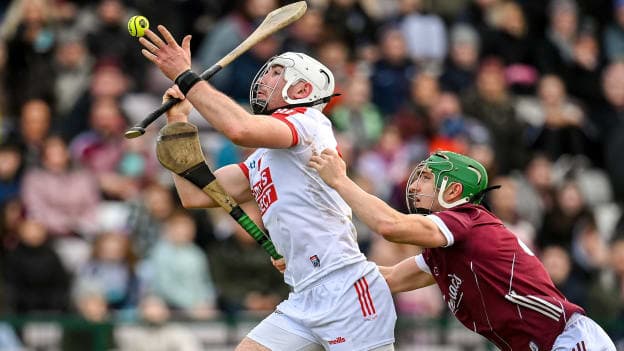 Declan Dalton was the key man for Cork this afternoon, scoring 0-8 and controlling the play around him. 