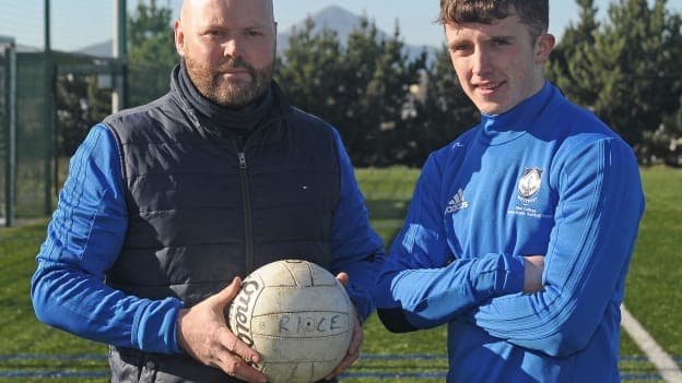 Rice College joint manager and captain Pat Lambert. Photo: Conor McKeown.
