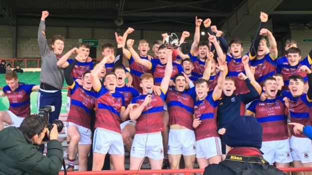 University of Limerick celebrate after defeating Limerick IT in the Electric Ireland Freshers Division 1 Hurling Final. 