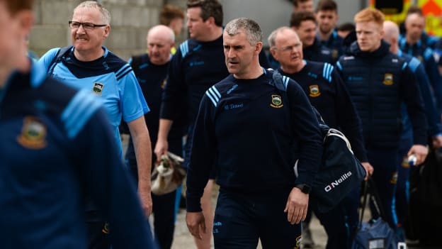 Tipperary selector Eamonn O'Shea and manager Liam Sheedy.