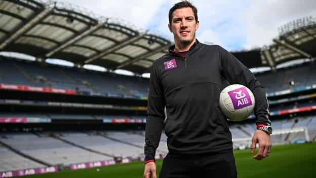 A place in the All-Ireland Final officially up for grabs! Former Kerry football star, David Moran pictured today ahead of the 2023 GAA All-Ireland Senior Football Championship Semi-Final which takes place this Sunday in Croke Park. Moran teamed up with AIB to look ahead to one of #TheToughest matches of the year between Kerry and Derry. For updates on the match, exclusive content and behind the scenes action from the Football Championship, follow AIB GAA on Facebook, Twitter and Instagram. Photo by Ramsey Cardy/Sportsfile