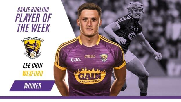 GAA.ie Hurler of the Week Lee Chin.