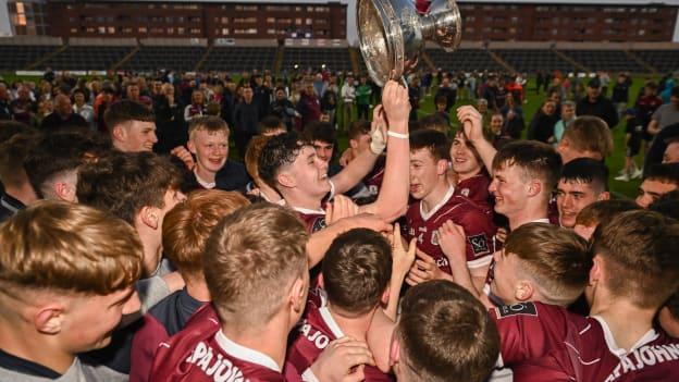 Galway players and supporters celebrating following the Electric Ireland Leinster MHC Final. Photo by Eóin Noonan/Sportsfile