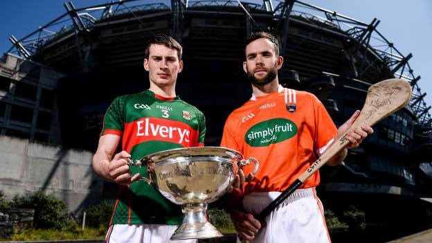 Eoghan Collins and Ciaran Clifford outside Croke Park.