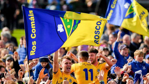 Enda Smith celebrating following Roscommon's Connacht Final win over Galway.