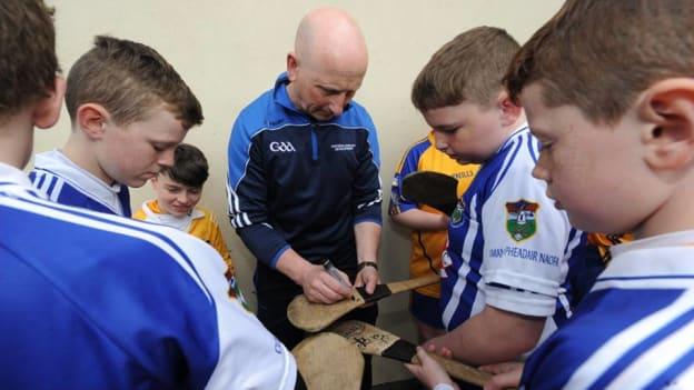 Martin Fogarty pictured at the launch of the Táin Óg Youth Hurling League, an U-13 club hurling competition for clubs from 11 developing counties that has proven to be a big success in its first year. 