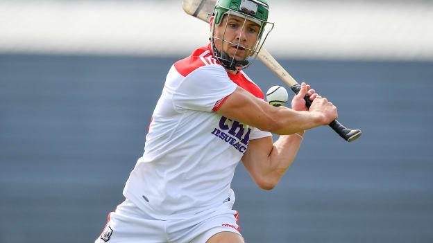 Lively Cork forward Alan Cadogan in action against Westmeath in a 2019 All Ireland SHC Preliminary Quarter-Final at TEG Cusack Park.