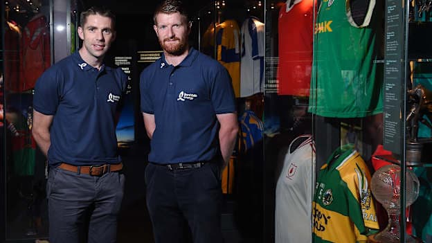 All-Ireland winning stars Marc Ó Sé, left, Kerry, and Richie Power, Kilkenny, were at GAA Headquarters for the launch of this the Bord Gáis Energy Legends Tour Series.
