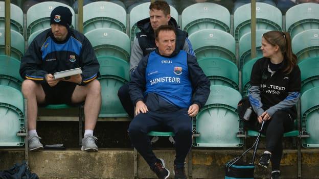 Longford manager Denis Connerton watching the 2017 All Ireland SFC Qualifier against Donegal.