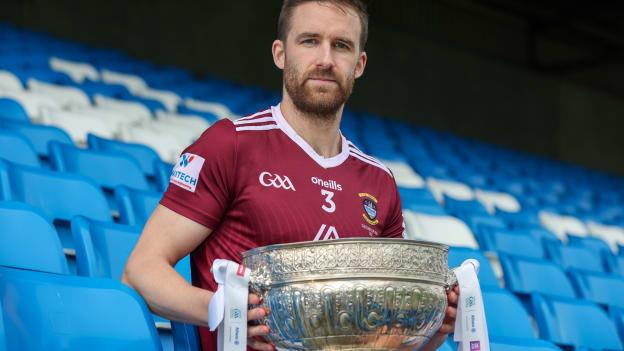 Westmeath footballer, Kevin Maguire, pictured at the launch of the 2023 Leinster Senior Football Championship.