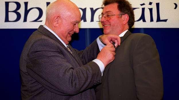 Jack Boothman and Joe McDonagh at GAA Congress in 1997.