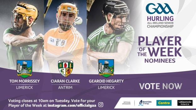 GAA.ie Hurler of the Week nominations.