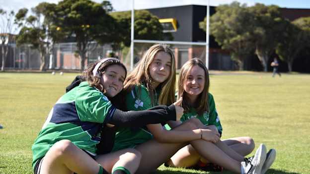 Members of Young Melbourne GAA club pictured at the club's launch event. 