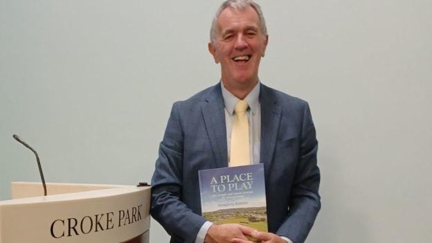 Author Humphrey Kelleher pictured with his book, 'A Place to Play - The people and stories behind 101 GAA grounds’. 