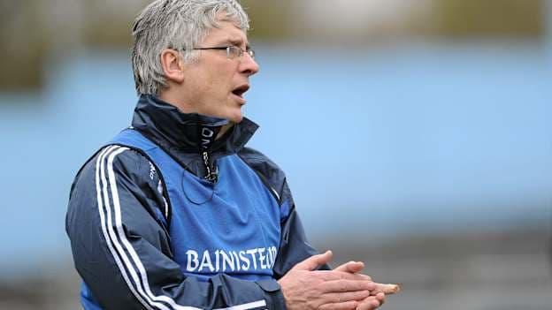 Val Andrews on the line for Cavan against Tipperary in 2012