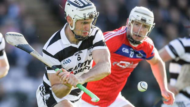 Daithí Burke, Turloughmore, and Darragh Burke, St Thomas', in Galway SHC Final action at Pearse Stadium. Photo by Ray Ryan/Sportsfile