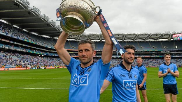 The Brogan brothers, Alan and Bernard, following the 2015 Leinster SFC Final at Croke Park.