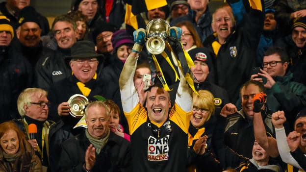 Crossmaglen Rangers Paul Hearty following the 2015 Ulster Club Championship success.