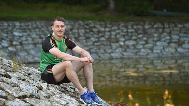 Carlow footballer, Paul Broderick. 