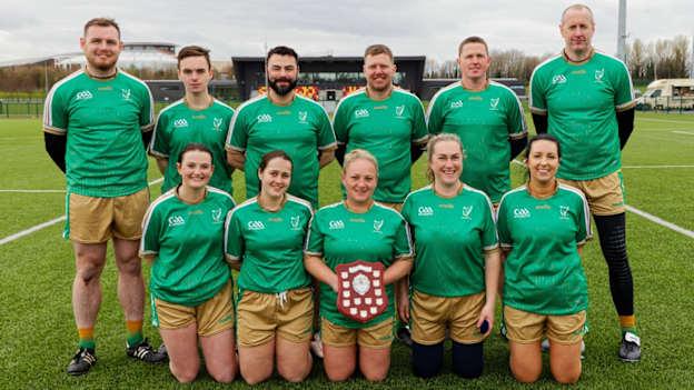 The victorious Leinster Rounders team. 