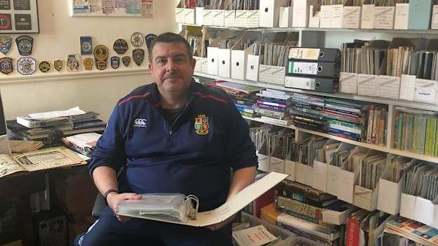 Keith Heffernan has accumulated over 20,000 match programmes over a lifetime of going to games. 