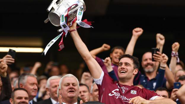 David Burke captained Galway to All Ireland glory.