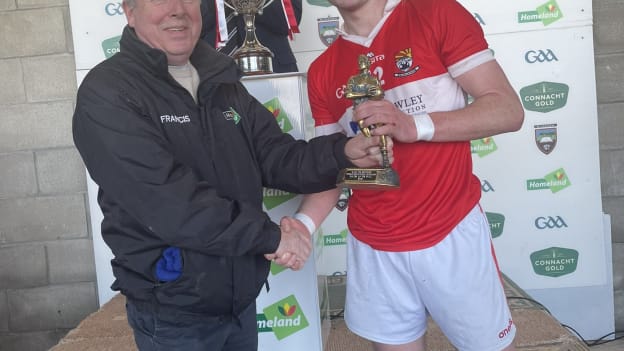 Mark McDaniel impressed for Coolera-Strandhill in the Sligo SFC Final. Photo by Sligo GAA.