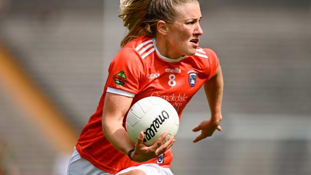 Armagh Ladies Football team captain, Kelly Mallon. 