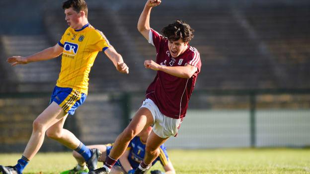 Galway's Eoghan Tinney celebrates at Dr Hyde Park.
