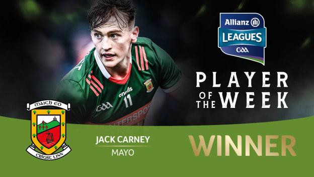 GAA.ie Footballer of the Week Jack Carney.